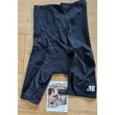 Jaques Esclassan Radhose mit Sitzpolster, kurz, made in France, schwarz, Größe 0 (XS), NEU, NOS