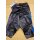 Santini CX Radhose mit Sitzpolster, kurz, made in Italy, schwarz/blau, Größe S, NEU, NOS