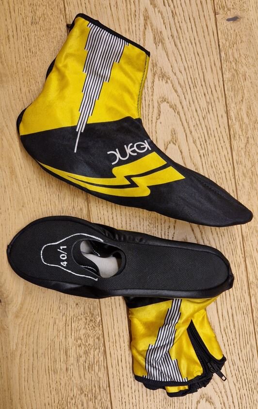 Duegi Rennrad berschuhe, Gre 40/41, gelb/schwarz, NEU, 15,99
