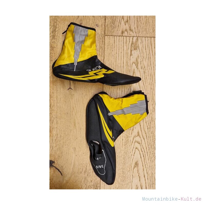 Duegi Rennrad berschuhe, Gre 38/39, gelb/schwarz, NEU, 15,99