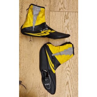 Duegi Rennrad Überschuhe, Größe 38/39, gelb/schwarz, NEU