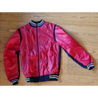 Radjacke, made in Belgien, Größe 1C (M), dunkelrot glanz, NEU, NOS