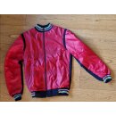 Radjacke, made in Belgien, Größe 1C (M), dunkelrot glanz, NEU, NOS