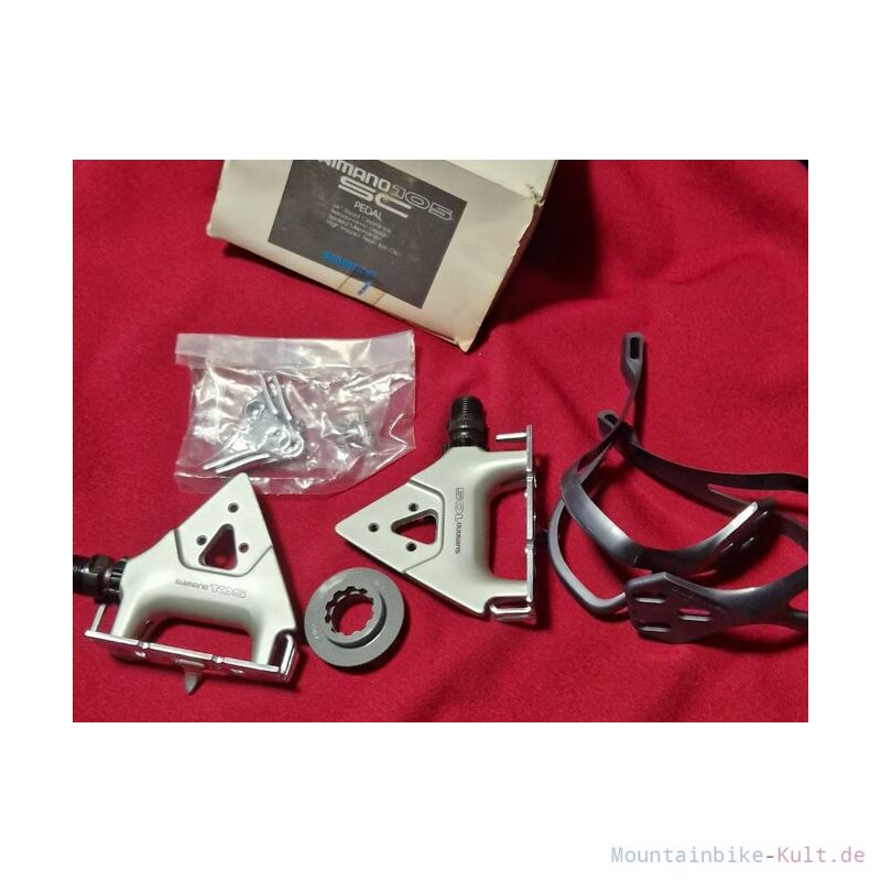 Shimano 105 PD-1055 Rennrad Pedale, inkl. Pedalhaken, NEU