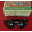 Vetta Vision Radbrille, Sonnenbrille, auswechselbare Gläser, schwarz, NEU