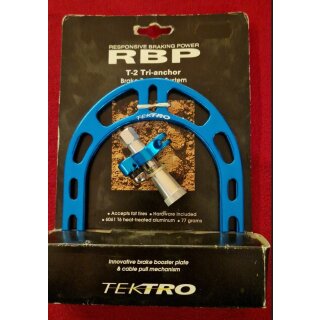 RBP Tektro T-2 Brakebooster inkl. Bremswippe, blau, NEU