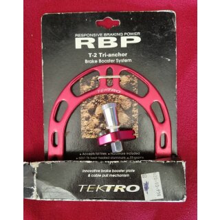 RBP Tektro T-2 Brakebooster inkl. Bremswippe und Schrauben, rot, NEU