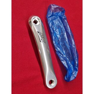 Shimano Deore LX FC-M570 Kurbel, links, Vierkant, 175mm, silber, NEU