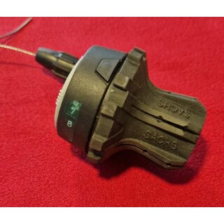 Sachs Quarz Powergrip Extreme Drehgriff Schalthebel, 8-fach, rechts, inkl. Zug, NEU