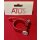 Atus Sattelstützenklemme inkl. Schnellspanner, Alu, 35mm, rot, NEU