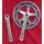 Sachs New Success Rennrad Kurbeln inkl. 42/52 Zähne Kettenblätter, 170mm, silber, NEU
