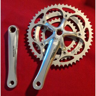 Shimano Ultegra FC-6503 Rennrad Kurbeln, 3-fach, 30/42/52 Zähne, 170mm, silber, NEU