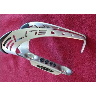 Elite Flaschenhalter, silber, NEU
