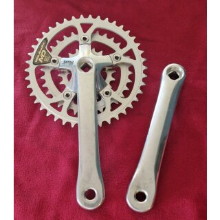 Suntour XC Comp Kurbeln, 94mm Compact-Lochkreis, inkl. Microdrive Kettenblätter 22/32/42Z, NEU