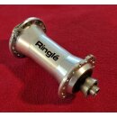 Ringle Vorderradnabe, DEFEKT, als Dekoration, silber