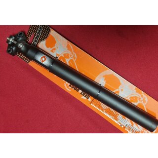 Zoom Sattelstütze, inkl. Markierungen, 31,6mm, 350mm, schwarz matt, NEU