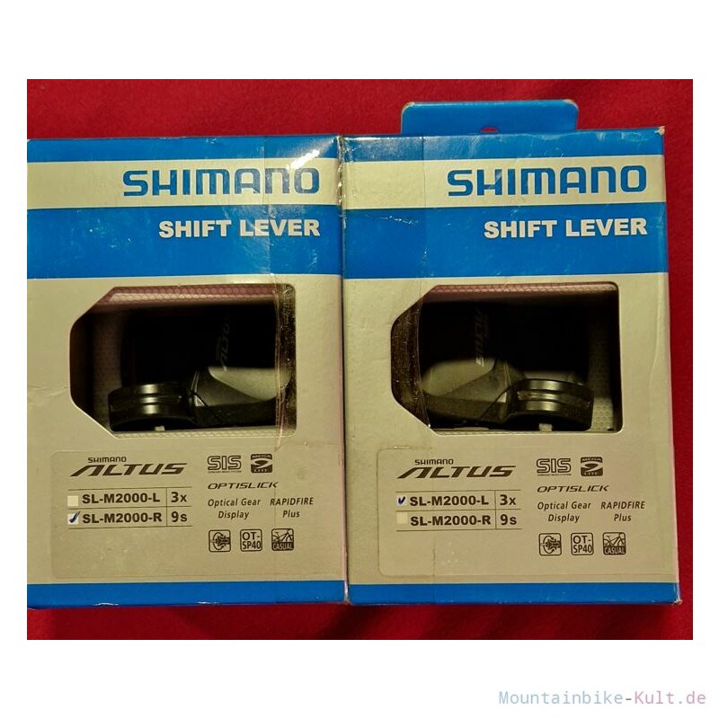 SHIMANO Altus M2010 9-Gang Schalthebel - RapidFire Plus Für Mountainbikes