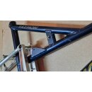 Santa Cruz Tazmon Fullsuspension Rahmen, ohne Dämpfer, 52cm, blau / silber poliert, made in USA, NEU