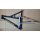 Santa Cruz Tazmon Fullsuspension Rahmen, ohne Dämpfer, 52cm, blau / silber poliert, made in USA, NEU