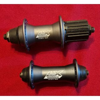Shimano Deore LX HB-M570 / FH-M570 Nabensatz, 32 Loch, 9-fach, NEU