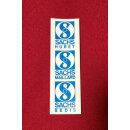 Sachs Huret/Maillard/Sedis Aufkleber, blau, 30x100mm, NEU