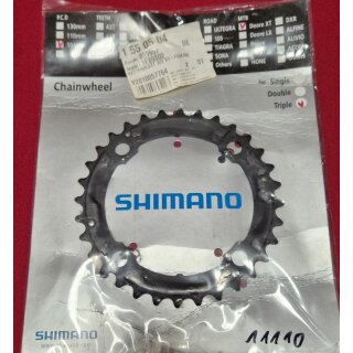 Shimano Deore XT FC-M760 Kettenblatt, 3x9-fach, 104mm Lochkreis, 32 Zähne, schwarz, NEU