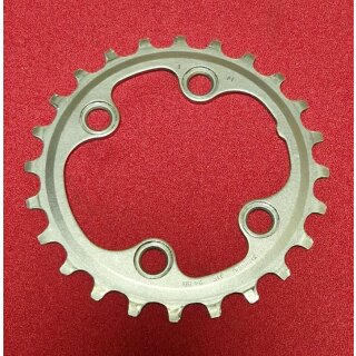 Shimano Deore XT FC-M8000-2 Kettenblatt, 2x11-fach Kettenblatt 11S 24-BB, 64mm Lochkreis, 24 Zähne, silber, gebraucht