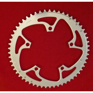 Stronglight Zicral Rennrad Kettenblatt, 130mm Lochkreis, 56 Zähne, silber, NEU