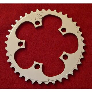 TA Specialites MTB Kettenblatt, 9-fach, 94mm Compact Lochkreis, Alu, 38 Zähne, silber, NEU
