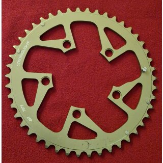 Stronglight Zicral MTB Kettenblatt, 94mm Compact Lochkreis, ALU 7075, 46 Zähne, titan-Finish, NEU