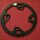 Alu Kettenblatt, cnc-gefräßt, 104mm Lochkreis, 42 Zähne, schwarz, NEU