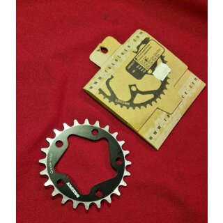 RaceFace Kettenblatt, 74mm Lochkreis, 24 Zähne, schwarz, made in Canada, NEU