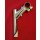 CrMo Vorbau, 1" Standard, 65mm, 25°, integrierte Zugführung, chrom, NEU