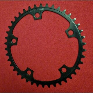 Shimano CF S Rennrad Kettenblatt, Alu, 130mm Lochkreis, 42 Zähne, schwarz, NEU