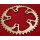 Real USA Kettenblatt, CNC-gefräßt, 94mm Compact Lochkreis, 42 Zähne, silber-Edelstahl, NEU