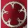 Sugino Aluminium Kettenblatt, 52 Zähne, 110mm Standard Lochkreis, silber, gebraucht