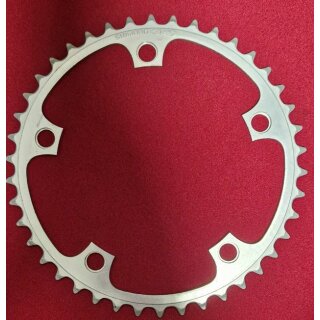 Shimano Rennrad Kettenblatt, Alu, 42 Zähne, 130mm Lochkreis, silber, gebraucht