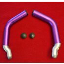 Adjustable Barends, Alu, lang, drehbar, purple, inkl....