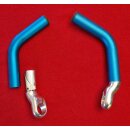 Adjustable Barends, Alu, lang, drehbar, blau, NEU
