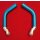 Adjustable Barends, Alu, lang, drehbar, blau, NEU