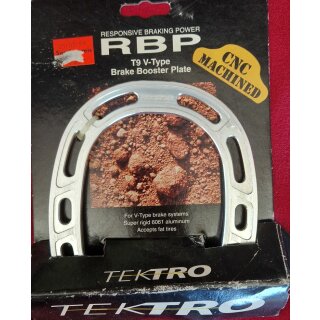 RBP Tektro T9 Alu Brakebooster, cnc-gefräßt, inkl. Schrauben, silber, NEU