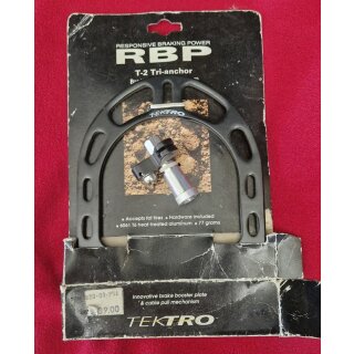 RBP Tektro T-2 Brakebooster inkl. Bremswippe und Schrauben, schwarz, NEU