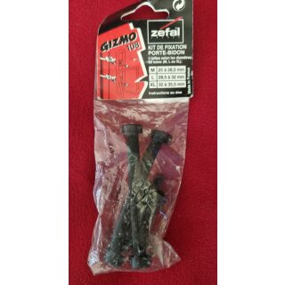 Zefal Gizmo 108 XL Flaschenhalter Adapter für Rahmen ohne Flaschenhalteraufnahmen, NEU