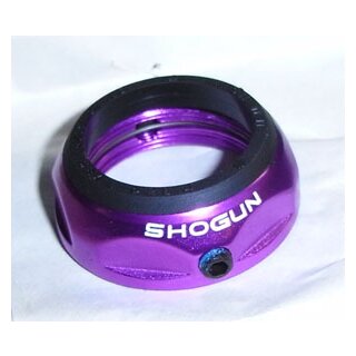 Shogun Kontermutter mit Headlock, 1", 22,2mm, purple, NEU, OVP/
