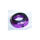 Shogun Kontermutter mit Headlock, 1", 22,2mm, purple, NEU, OVP