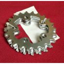 Stahl Kettenblatt, 22 Zähne, 58mm Compact, silber,...
