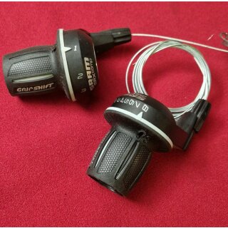 Sram MRX  Comp Schalthebel, 3x8-fach, inkl. Schaltzug, 1:2 Shimano-kompatibel, aus Neurad