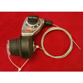 Shimano SL-RS40 DualSIS Drehgriff-Schalthebel, 3-fach, inkl. Schaltzug, NEU
