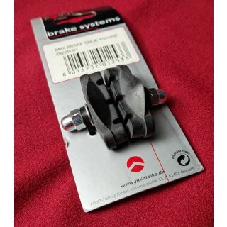 Point BMX Bremsbeläge, 45mm, schwarz, Paar, NEU