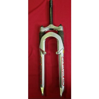 SR Suntour MG050 Federgabel, Magnesium, 1" Gewindeschaft, 18cm, silber, aus Neurad
